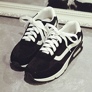 Zandy Shoes Contrast-Color Sneakers