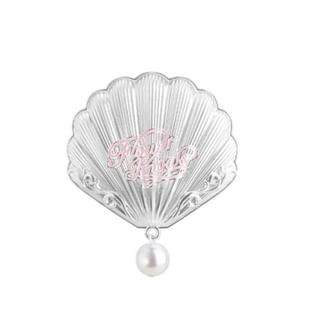 Flower Knows - Shell's Jewel Hair Clip - 2 Colors #Seashell - 1Pcs