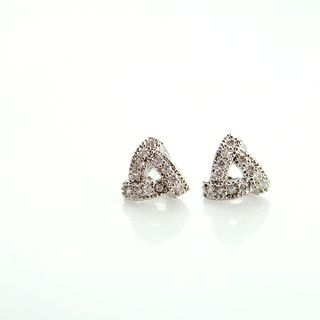 KELLY LIMITED Crystal Triangle Ear Studs