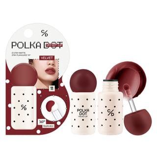 Cathy Doll - Polka Dot Velvet Lip 11 Velvet