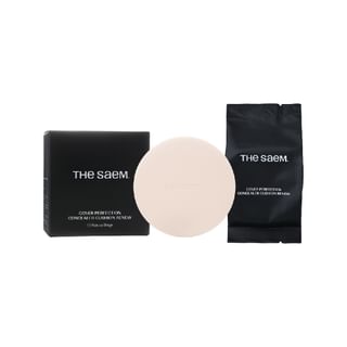 The Saem - Cover Perfection Concealer Cushion Set - 5 Colors 2024 Version - #1.5 Natural Beige