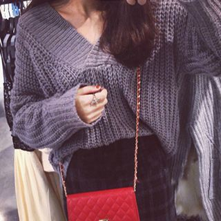 Athena Dolman-Sleeve Sweater