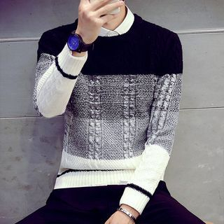 Jimboy Color-Block Sweater