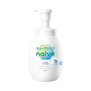 Kracie - Naive Foaming Body Wash Deep Clear 600Ml