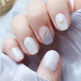 Lunacaca - The Night Star Nails Art Stickers 24 pcs
