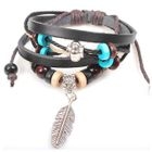 Feather Genuine Leather Bracelet от YesStyle.com INT Feather Genuine Leather Bracelet от YesStyle.com INT