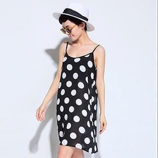 OnceFeel Dotted Strappy Dress