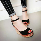 Peep-Toe Wedge Sandals от YesStyle.com INT Peep-Toe Wedge Sandals от YesStyle.com INT