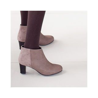 MASoeur Faux-Leather Ankle Boots