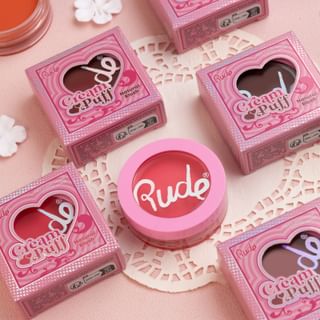 Rude Cosmetics - Cream Puff Natural Blush - 6 Colors Fruit Tart - 6g