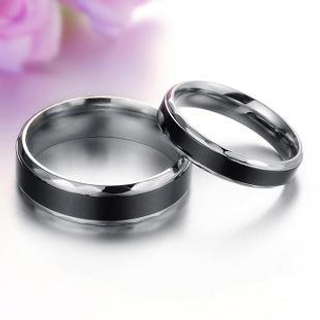 Tenri Couple Stainless Steel Ring