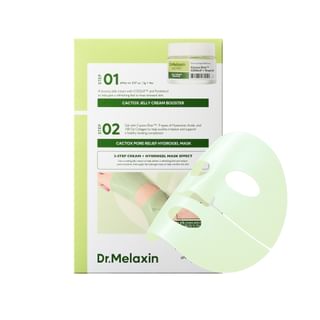 Dr.melaxin - Cactox Jelly Cream Booster & Pore Relief Hydrogel Mask Set 4 Sheets