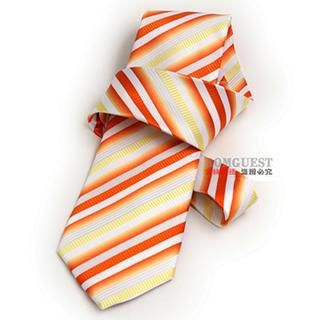 Romguest Striped Tie Orange - One Size
