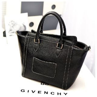 LineShow Faux-Leather Tote