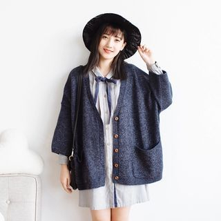 Forest Girl M lange Chunky Cardigan