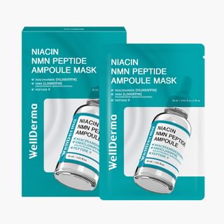 WellDerma - G Plus Niacin Nmn Peptide Ampoule Mask Set 28ml x 10 Sheets