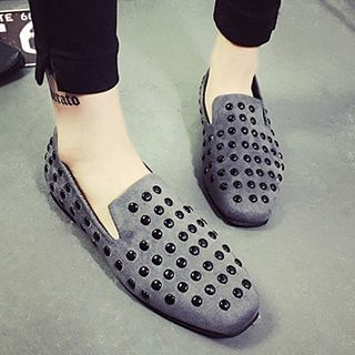 QQ Trend Studded Slip Ons