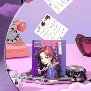 Lishu - Lower Eyelash Temporary Tattoo 1 Pc (50 Sheets)