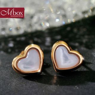 Mbox Jewelry Heart Stud Earrings