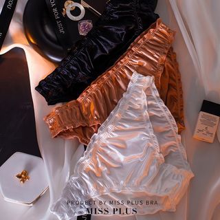 Satin Shirred Panties