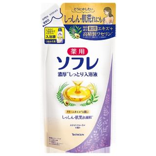 BATHCLIN - Sofre Medicinal Rich Moist Bath Solution Refill 400ml - 4 Types White Floral