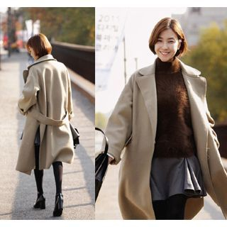 ssongbyssong Wool Blend Oversized Coat