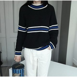 Everose Striped Sweater