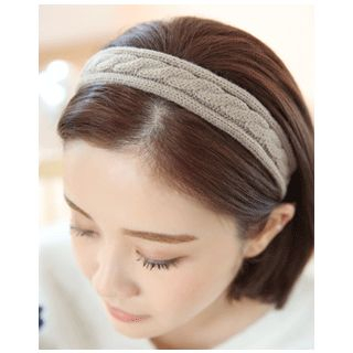 Miss21 Korea Cable-Knit Hair Band