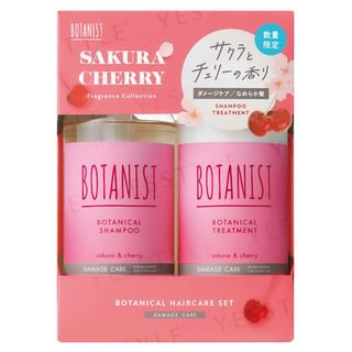 Botanical Shampoo & Treatment Damage Care Set Sakura & Cherry Limited Edition 460ml+460g