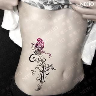 Neeio Waterproof Temporary Tattoo (Butterfly) 1 sheet