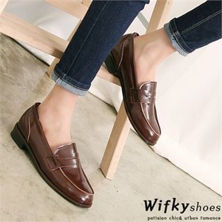 Wifky Patent Penny Loafers