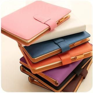 Momoi Faux Leather Cover Medium Notebook