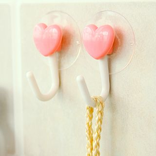 SunShine Wall Suction Heart Hook