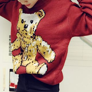 YUKISHU Bear Printed Sweater