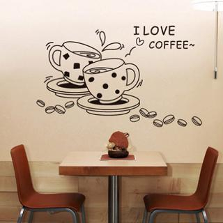 LESIGN Coffee Print Wall Sticker