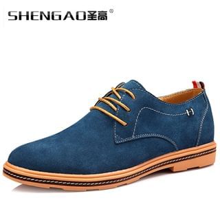 SHEN GAO Genuine-Suede Casual Shoes