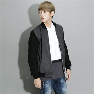 THE COVER Color-Block Zip Jacket