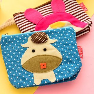 Showroom Applique Canvas Coin Purse