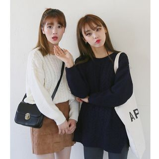 HotBlock Cable Knit Sweater
