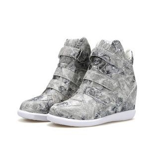 BAYO Print High Top Velcro Sneakers