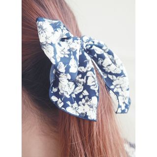kitsch island Pattern Bow Hair Tie