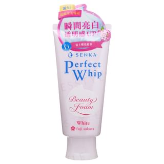 Shiseido - Senka Perfect Whip White Fuji Sakura Beauty Face Foam 100g
