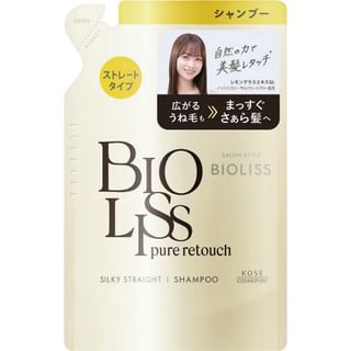 Kose - Bioliss Pure Retouch Sliky Straight Shampoo 340ml Refill