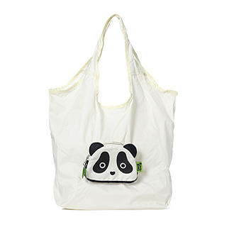 Morn Creations Panda Eco Bag (S) Creamy White - S