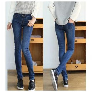 Denimot Washed Slim-Fit Jeans