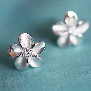 maxine Sterling Silver Floral Earrings