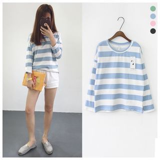 Sienne Striped Long-Sleeve T-Shirt