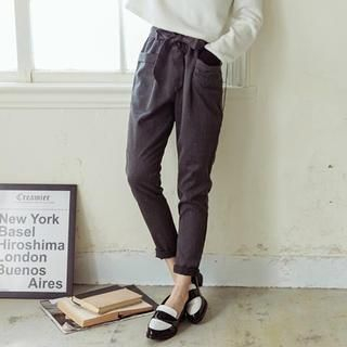 Tokyo Fashion Tie-Waist Tapered Pants