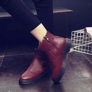 Chryse Faux Leather Short Boots