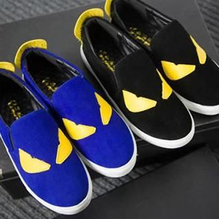 Nouvelle Footwear Color-Block Slip-Ons